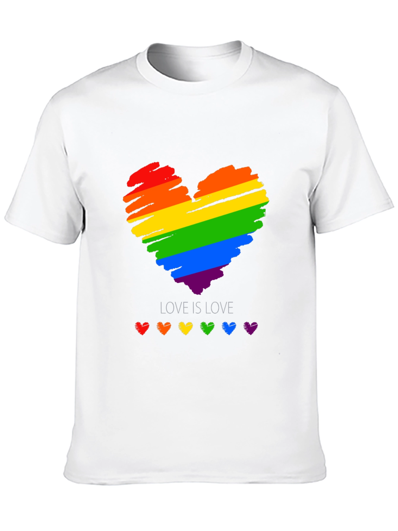 Love is Love Rainbow Heart T-Shirt