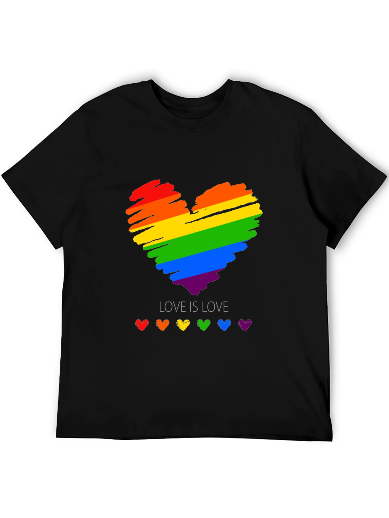 Love is Love Rainbow Heart T-Shirt