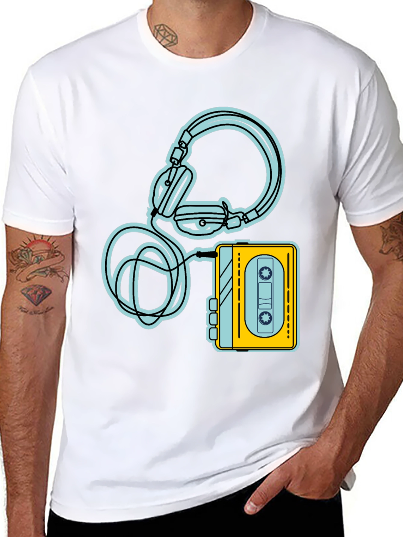 Retro Walkman Graphic Tee