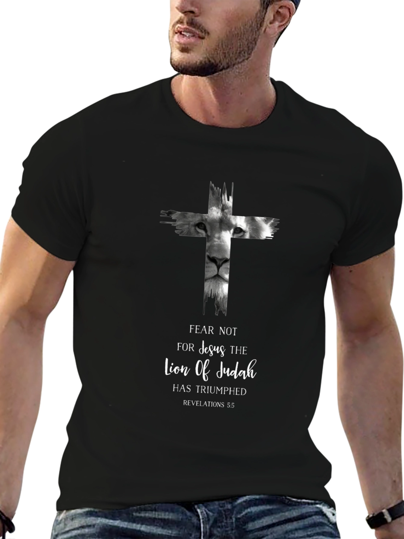 Lion of Judah Christian T-Shirt - Religious Apparel