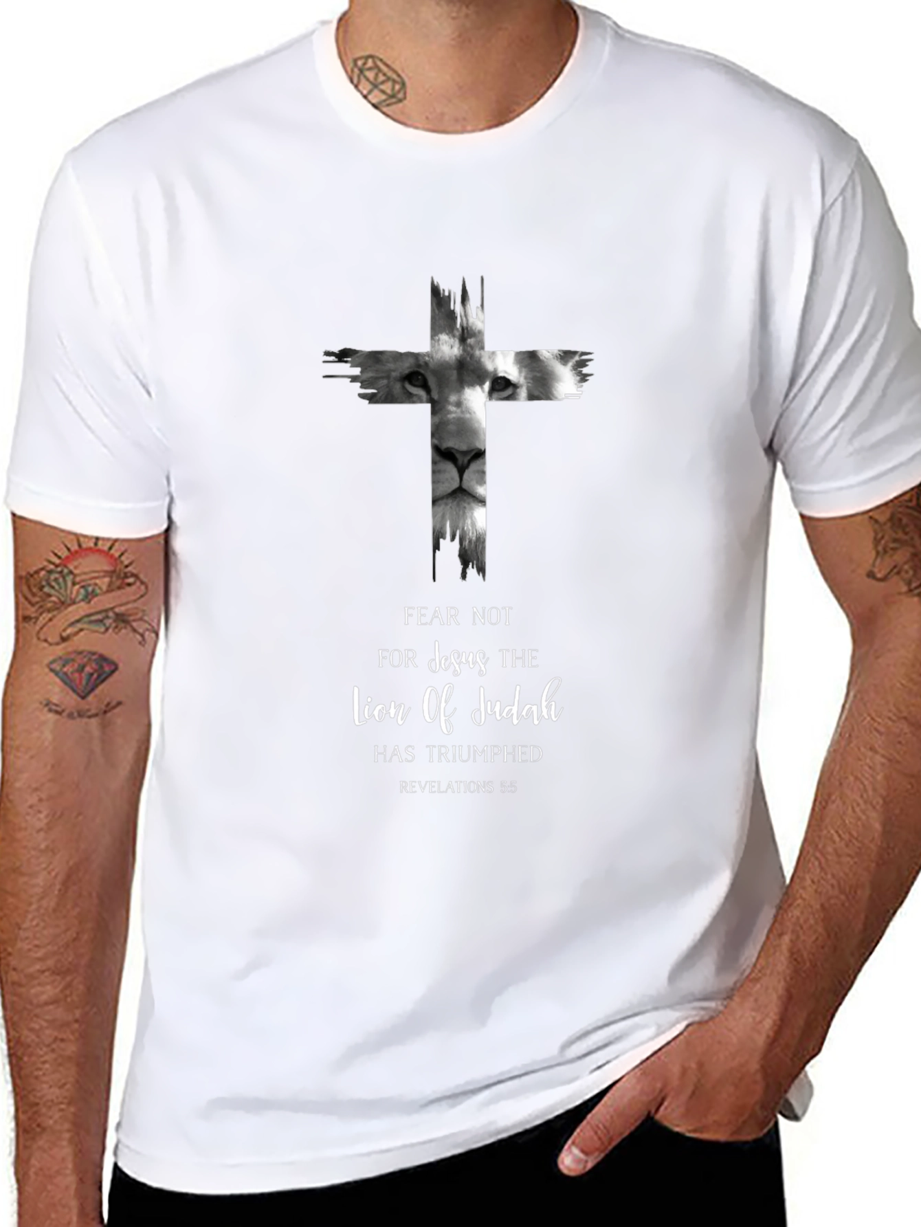 Lion of Judah Christian T-Shirt - Religious Apparel