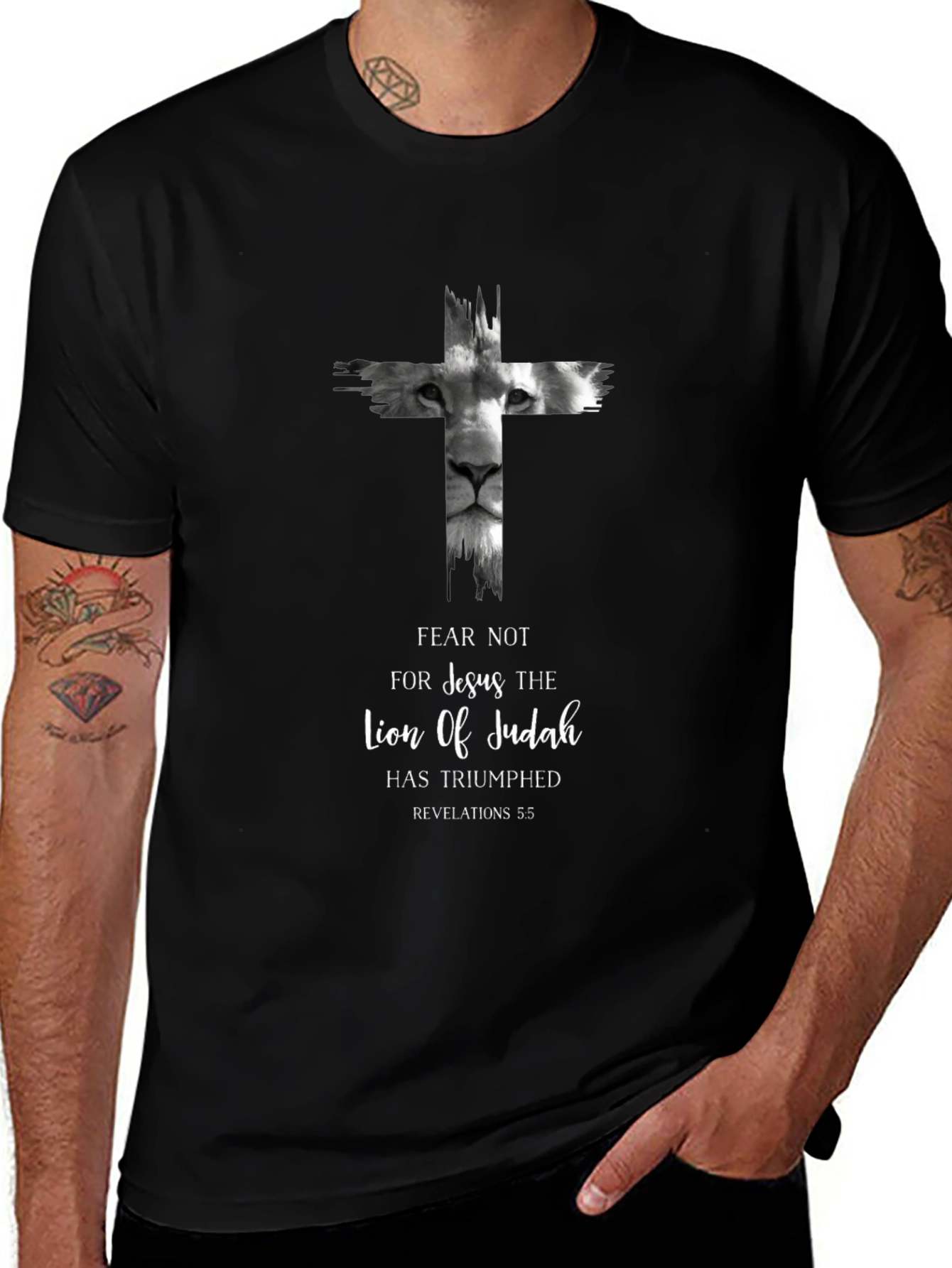 Lion of Judah Christian T-Shirt - Religious Apparel