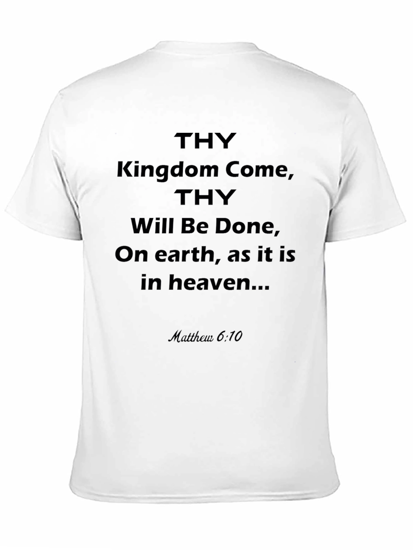 Thy Kingdom Come T-Shirt - Religious Graphic Tee