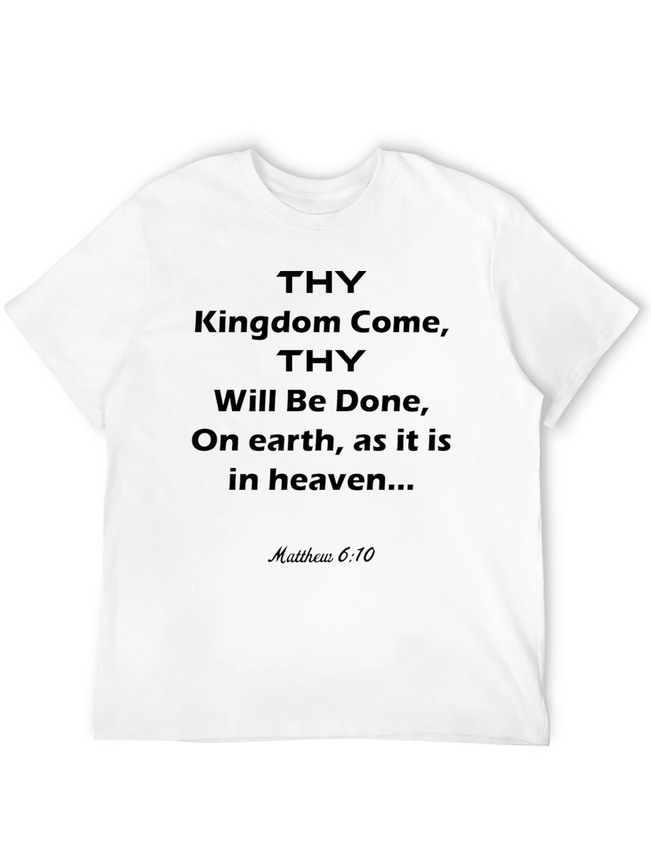 Thy Kingdom Come T-Shirt - Religious Graphic Tee