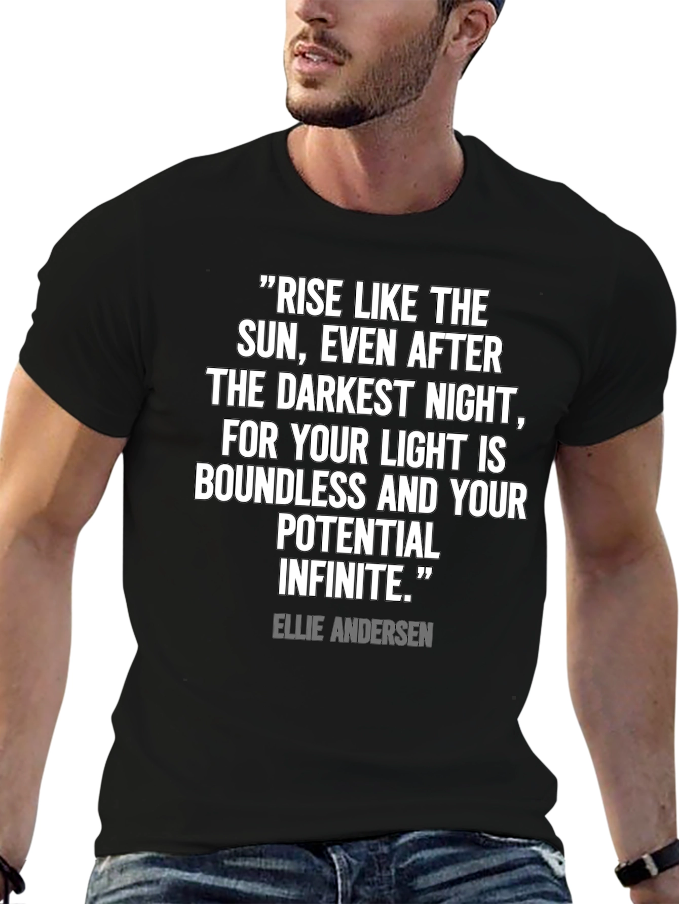 Inspirational Quote T-Shirt - Rise Like The Sun