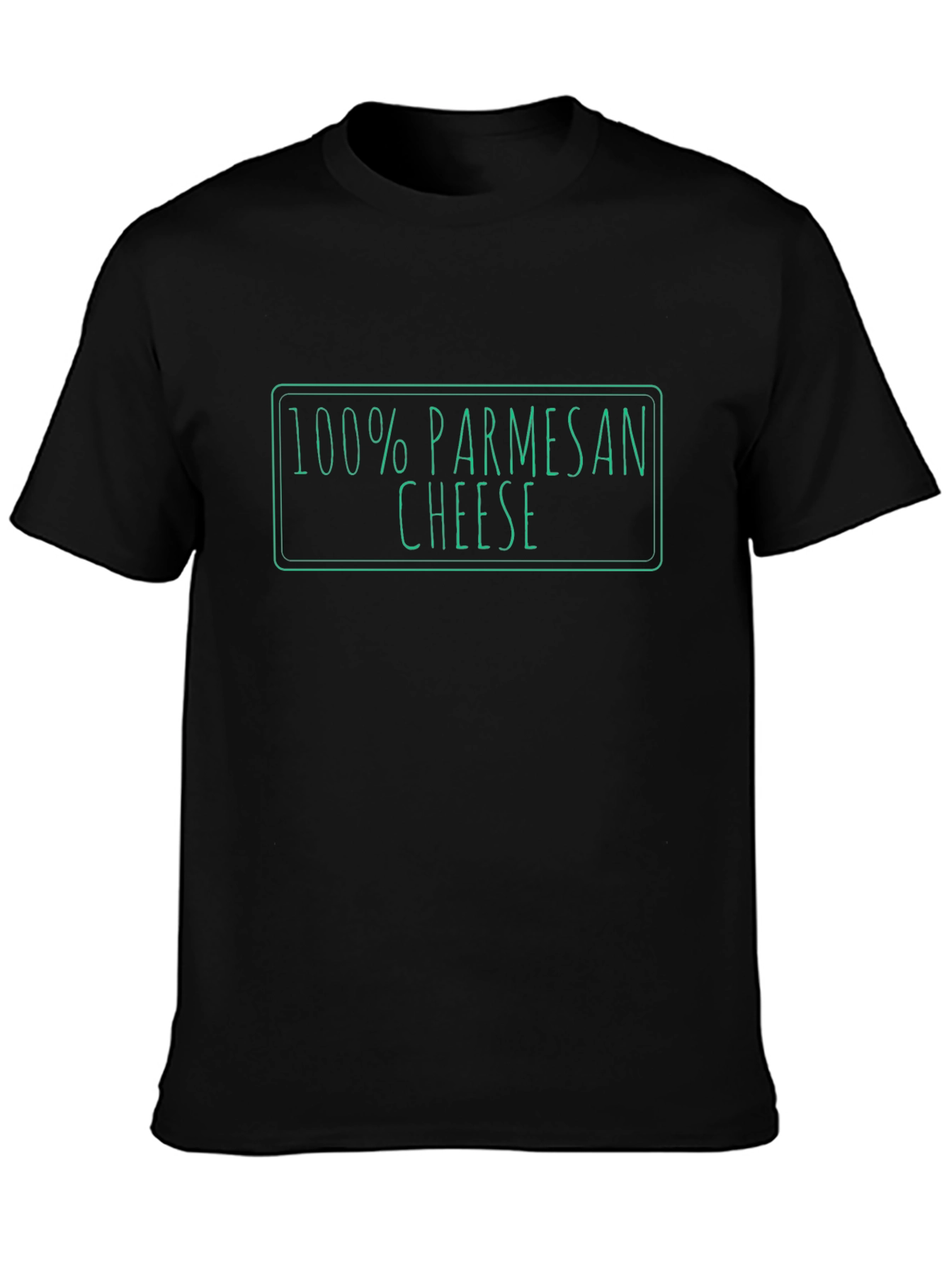 100% Parmesan Cheese Graphic Tee - Novelty T-Shirt