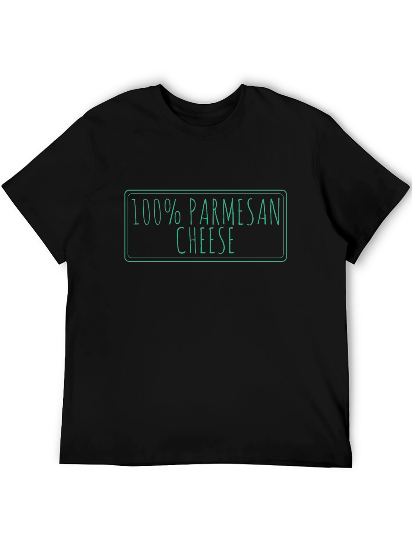 100% Parmesan Cheese Graphic Tee - Novelty T-Shirt