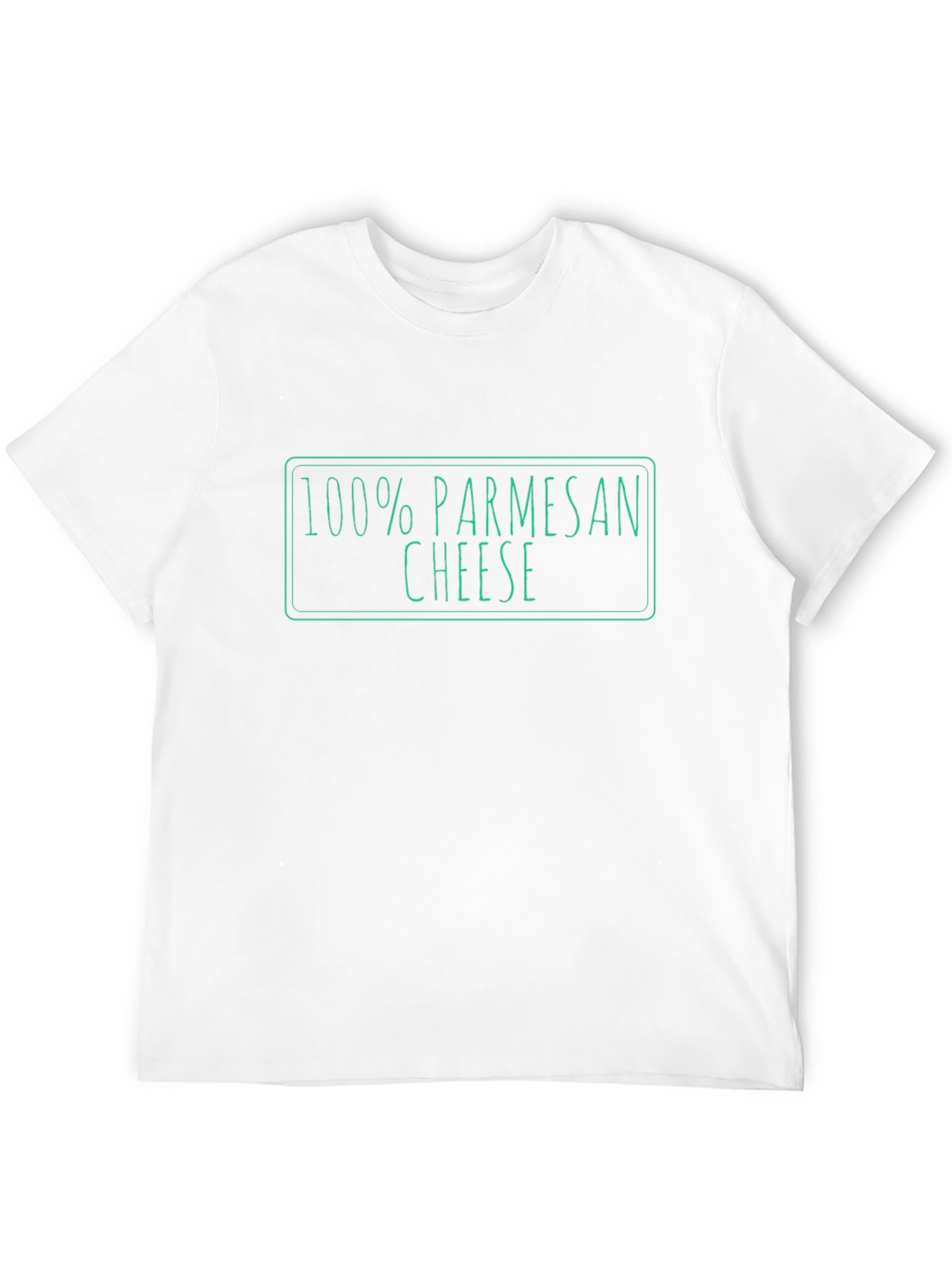 100% Parmesan Cheese Graphic Tee - Novelty T-Shirt