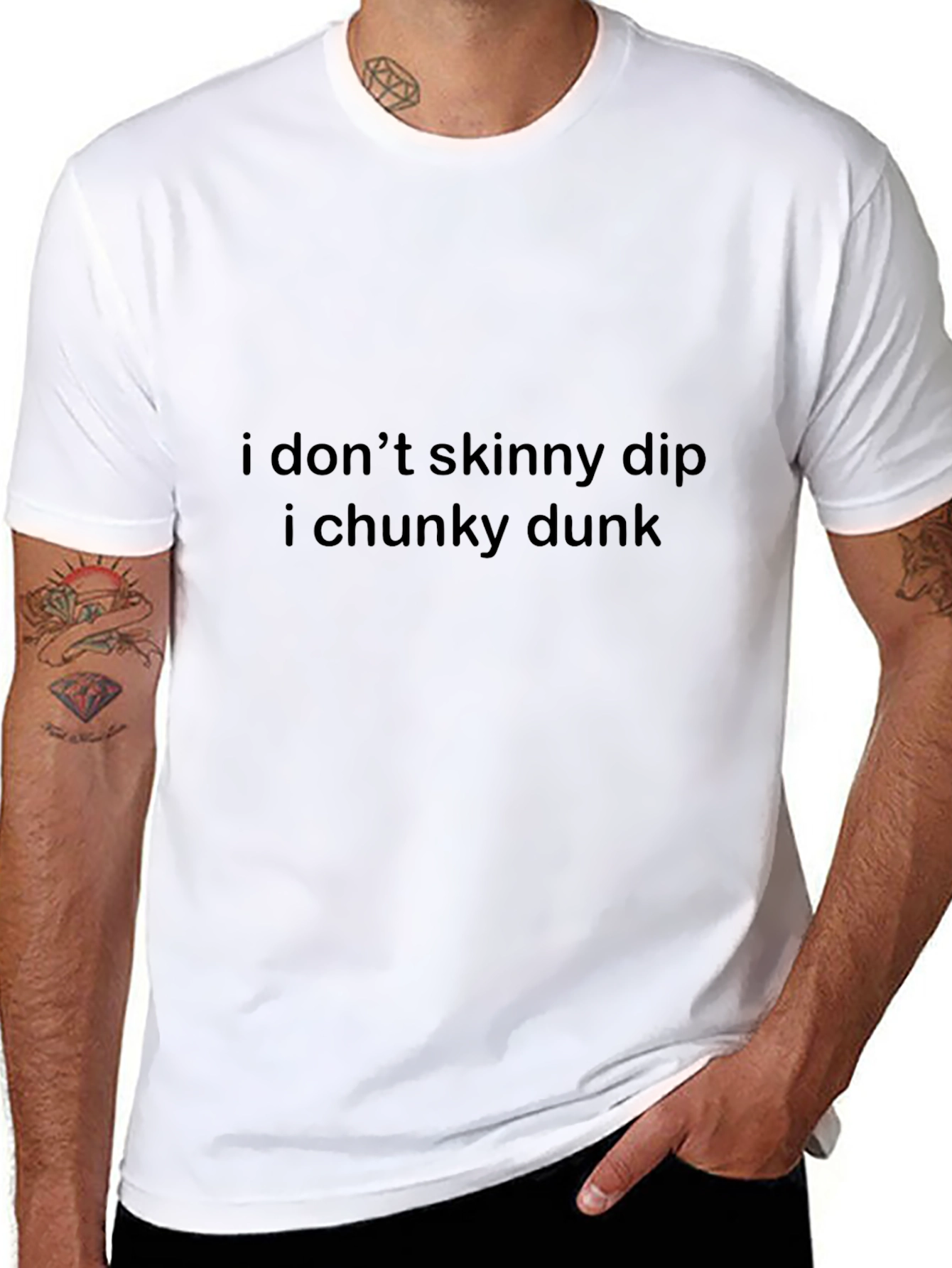 Chunky Dunk T-Shirt - Funny Slogan Tee