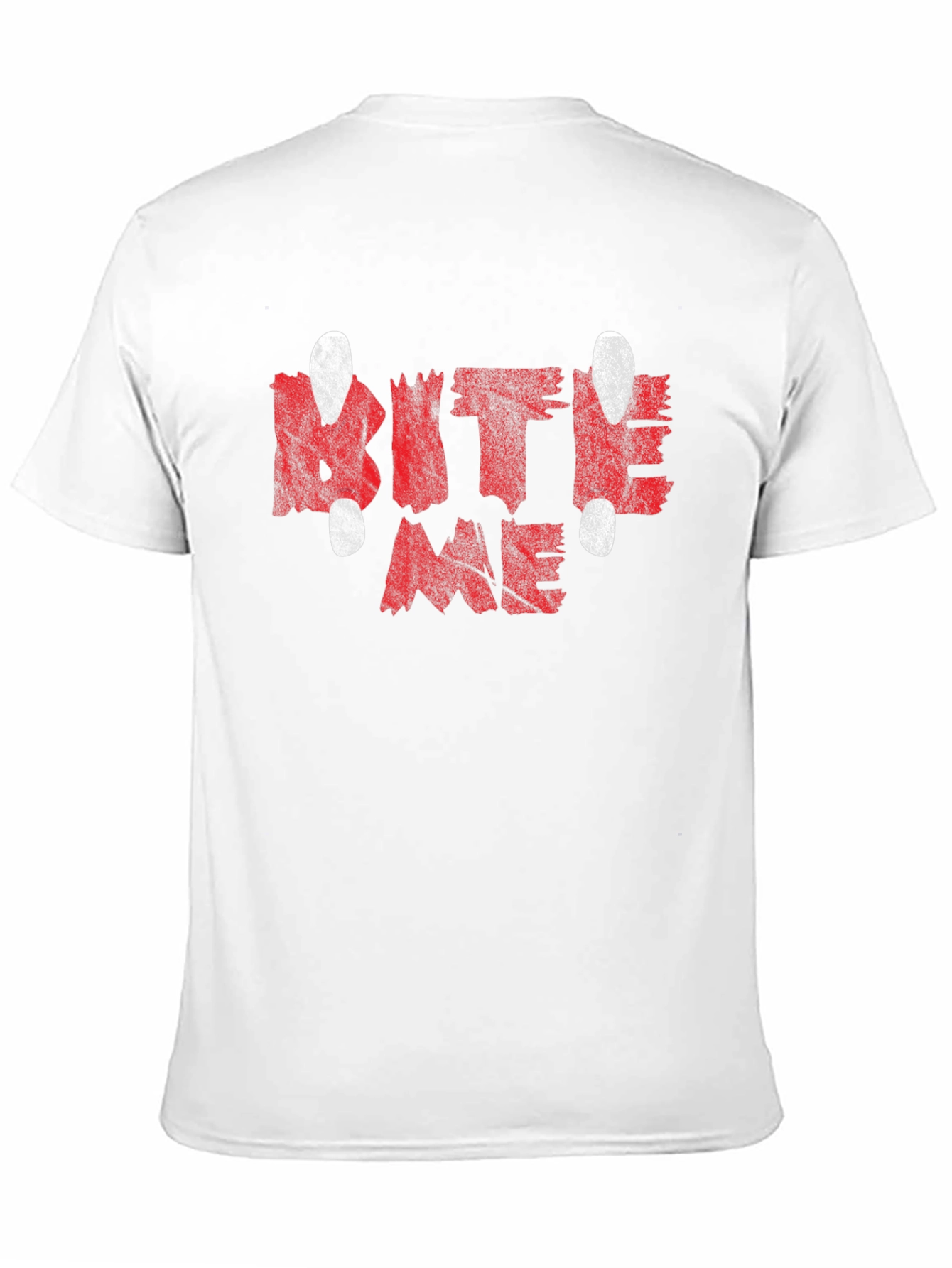 Bite Me Graphic Tee - Edgy Slogan Shirt