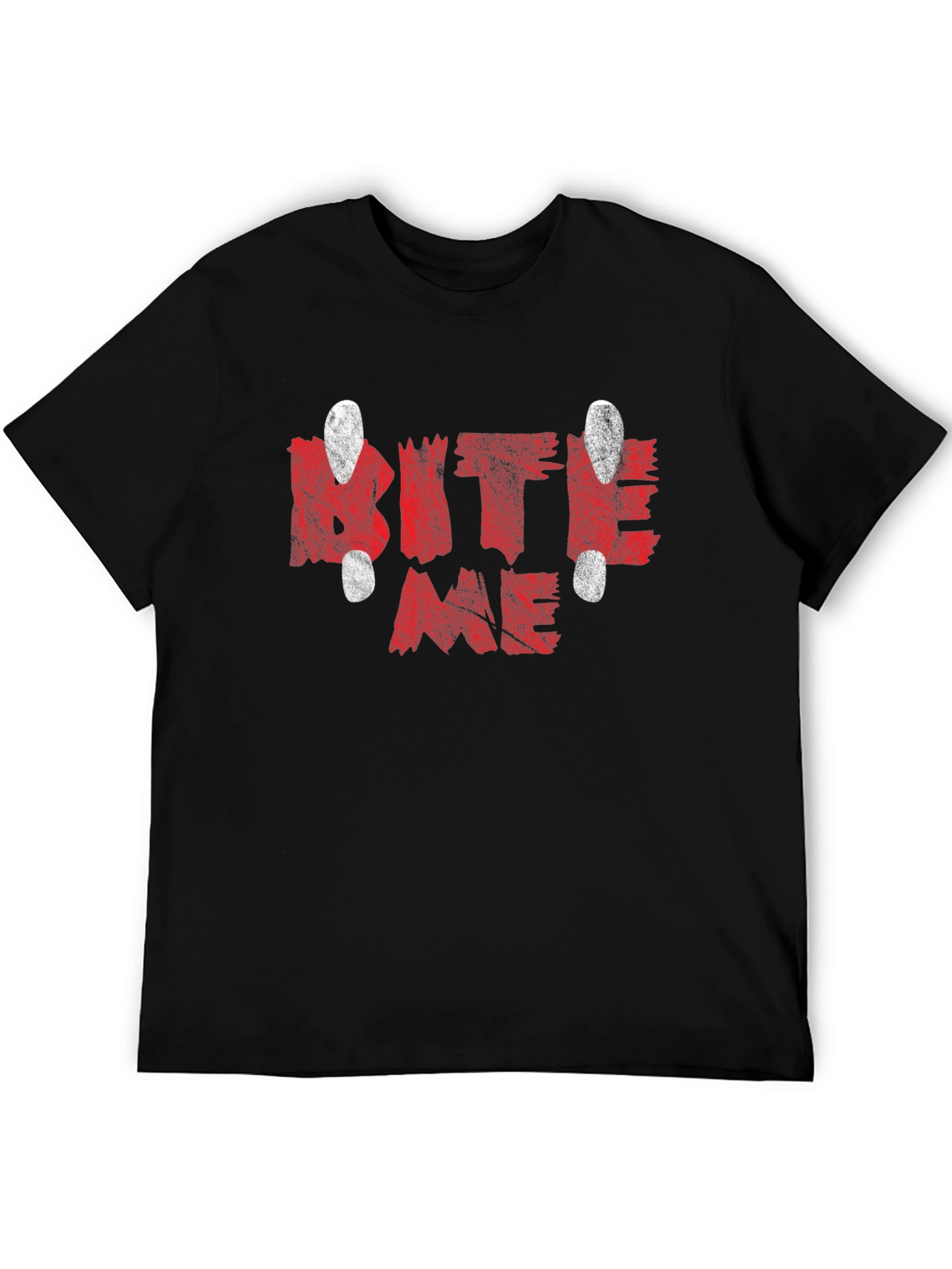 Bite Me Graphic Tee - Edgy Slogan Shirt