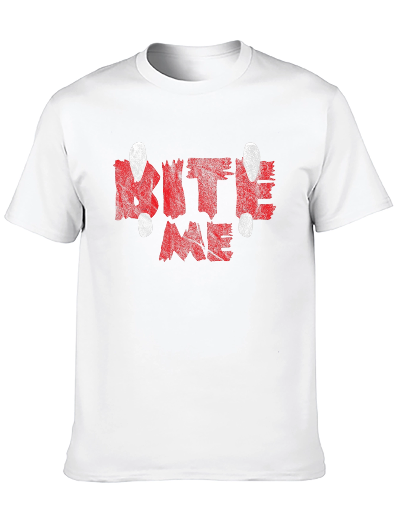 Bite Me Graphic Tee - Edgy Slogan Shirt