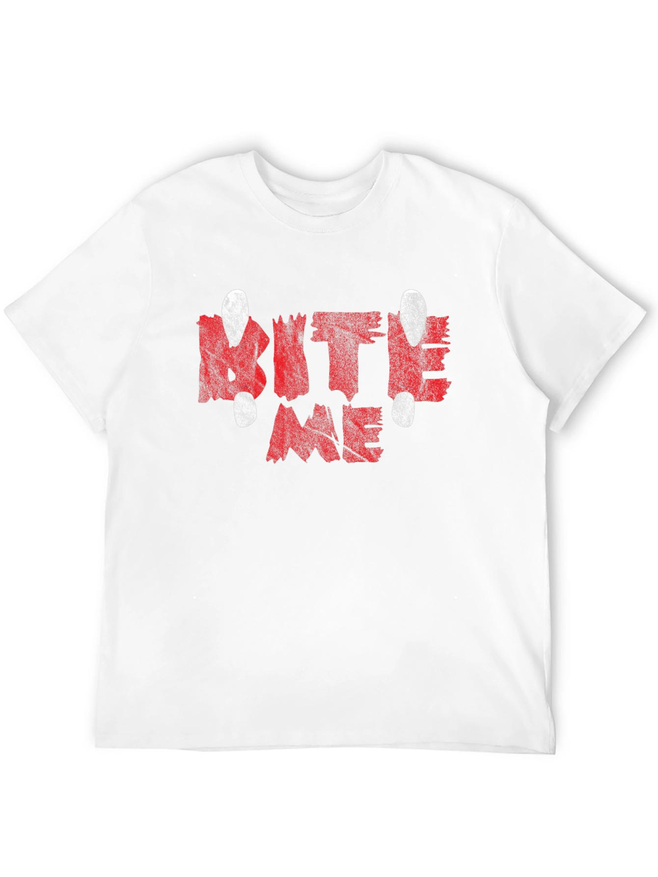 Bite Me Graphic Tee - Edgy Slogan Shirt