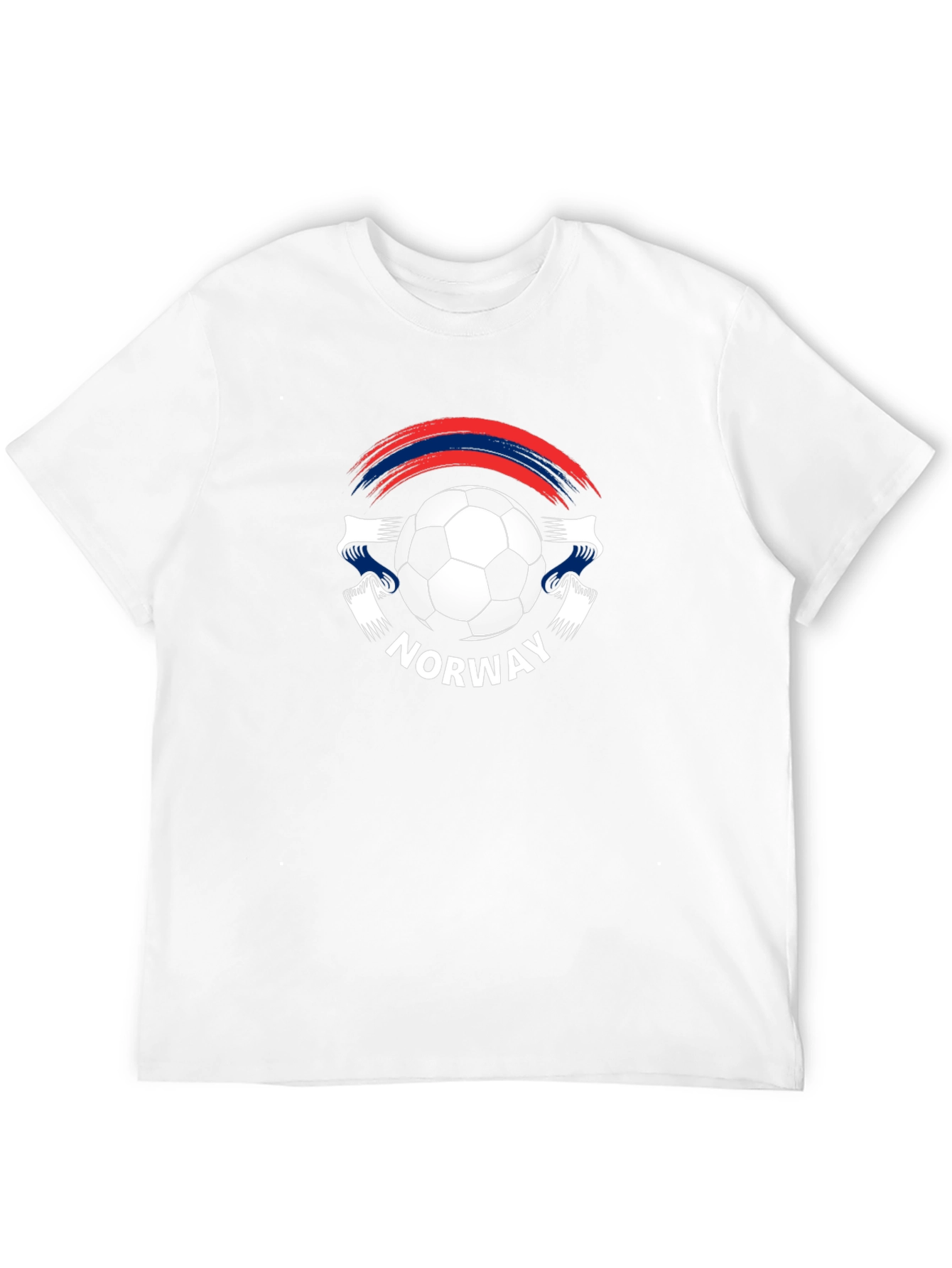 Norway Soccer T-Shirt - Black Football Tee
