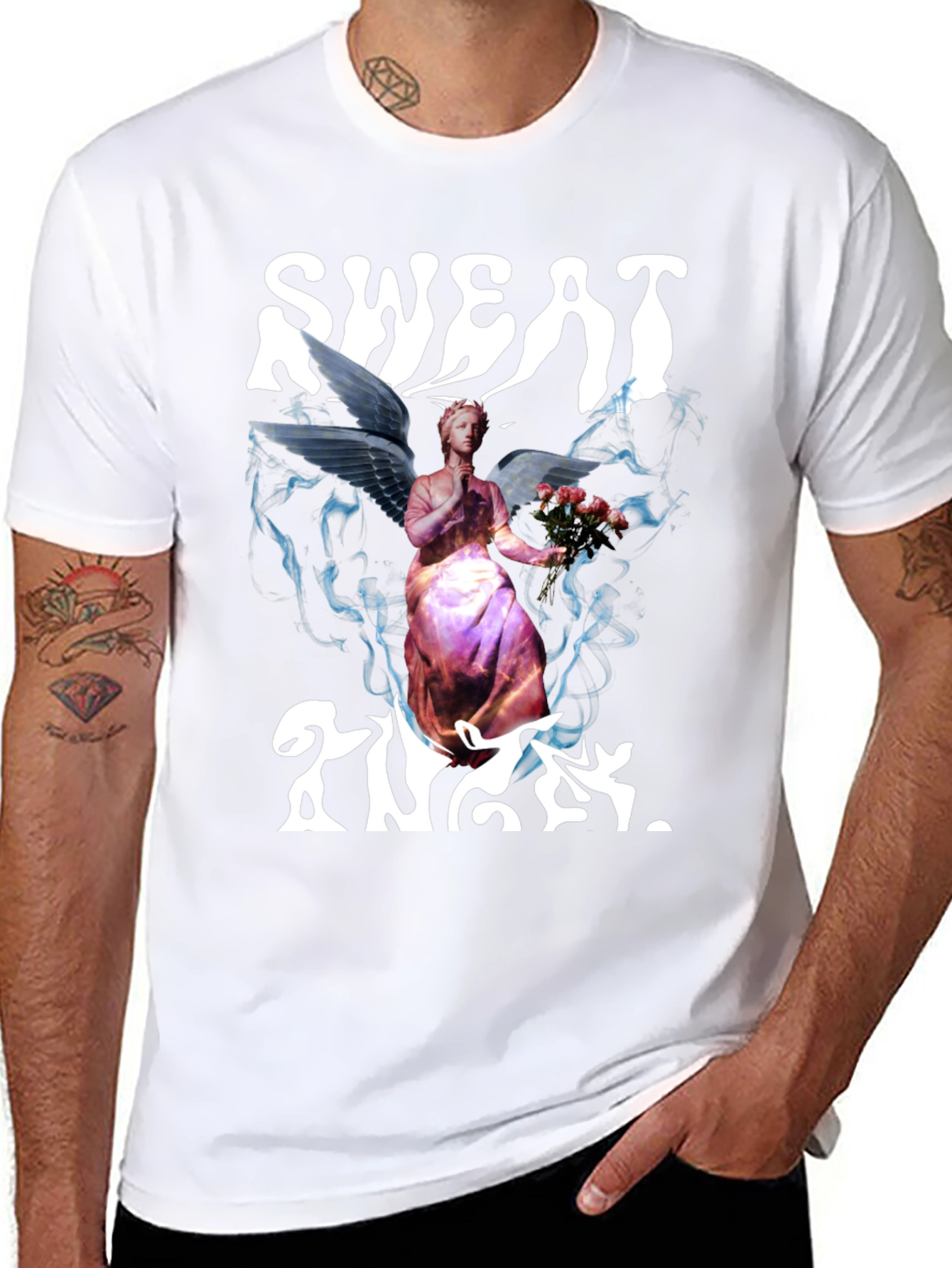 Sweat Angel Graphic T-Shirt