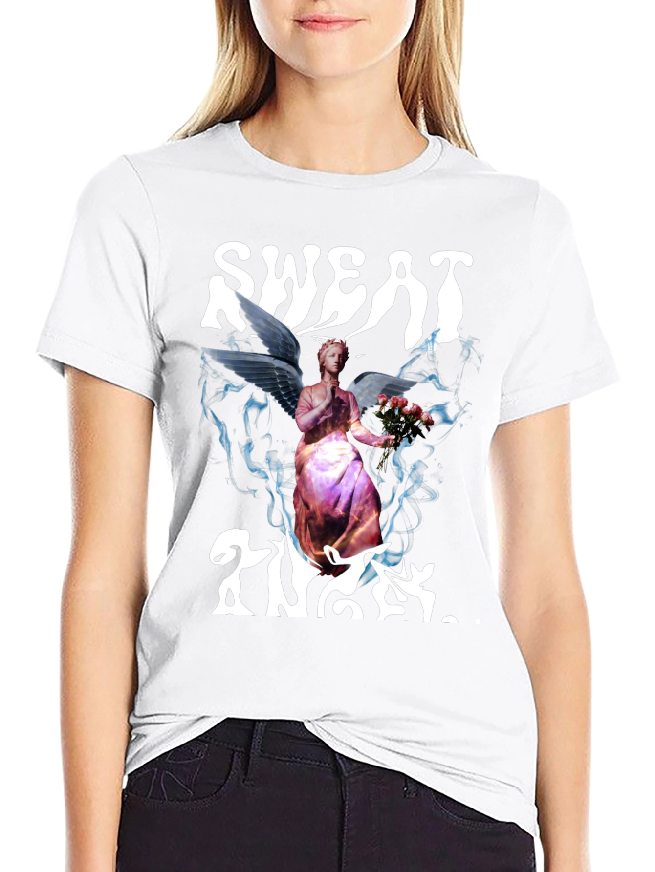 Sweat Angel Graphic T-Shirt
