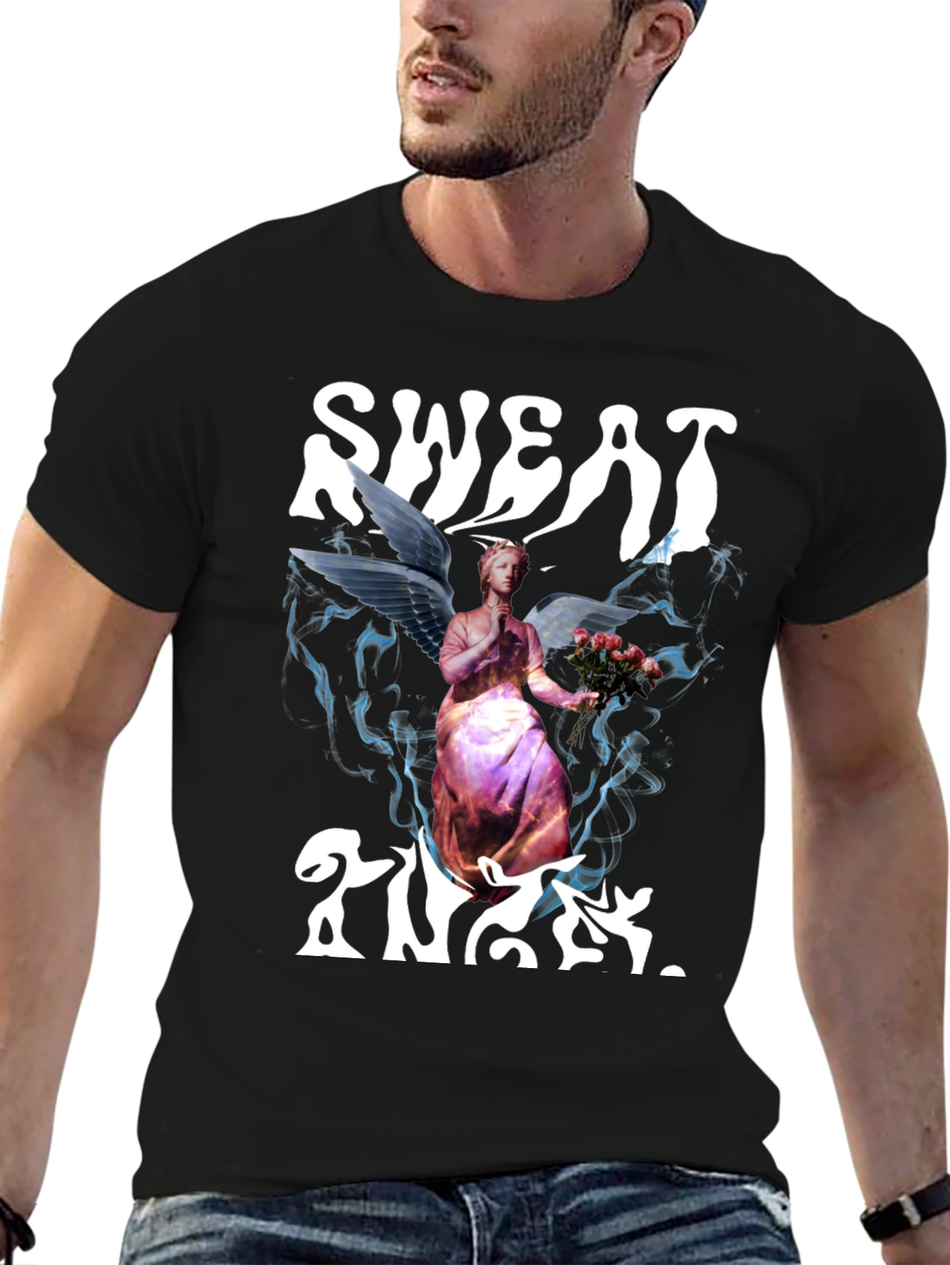 Sweat Angel Graphic T-Shirt