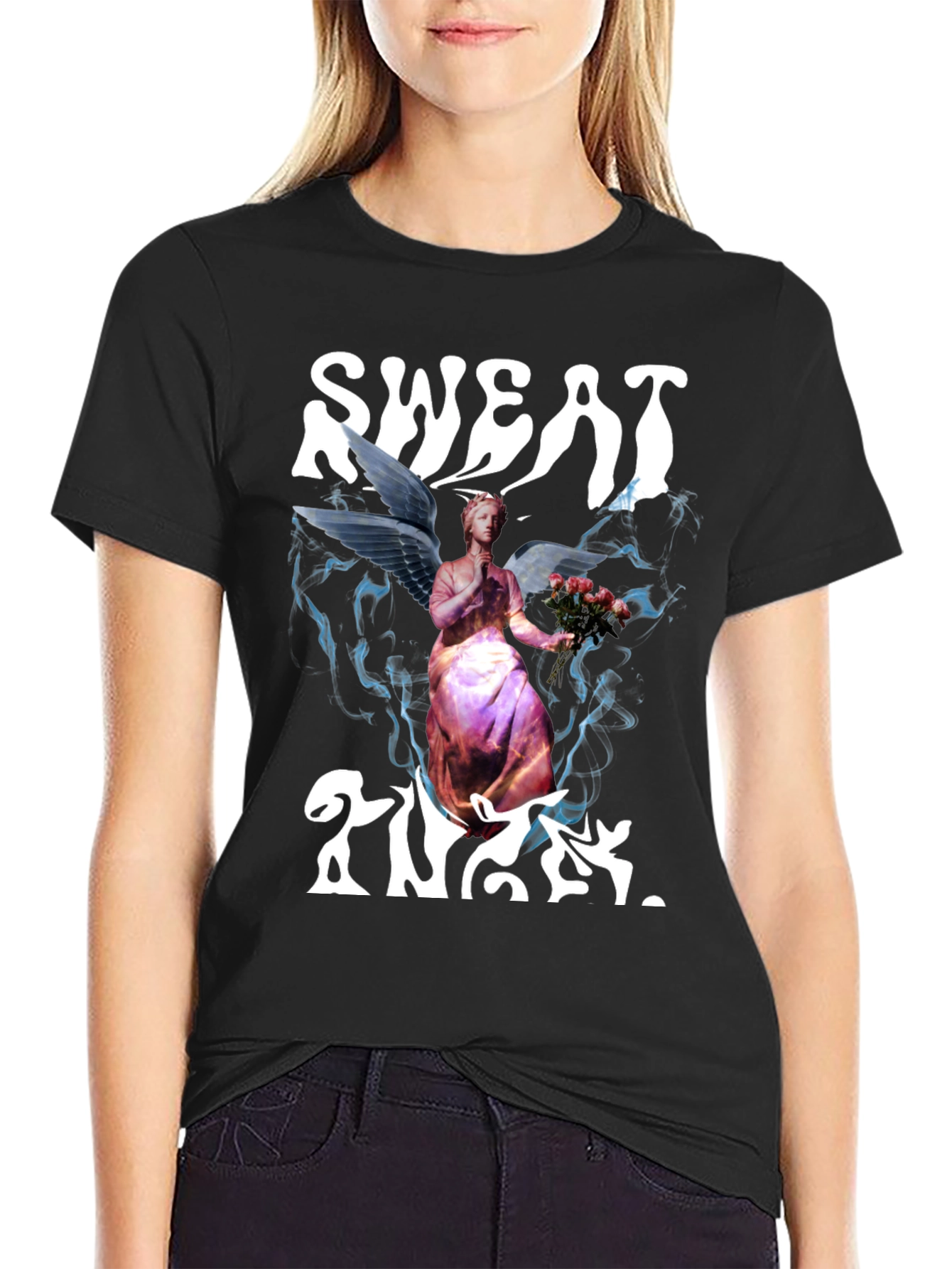 Sweat Angel Graphic T-Shirt