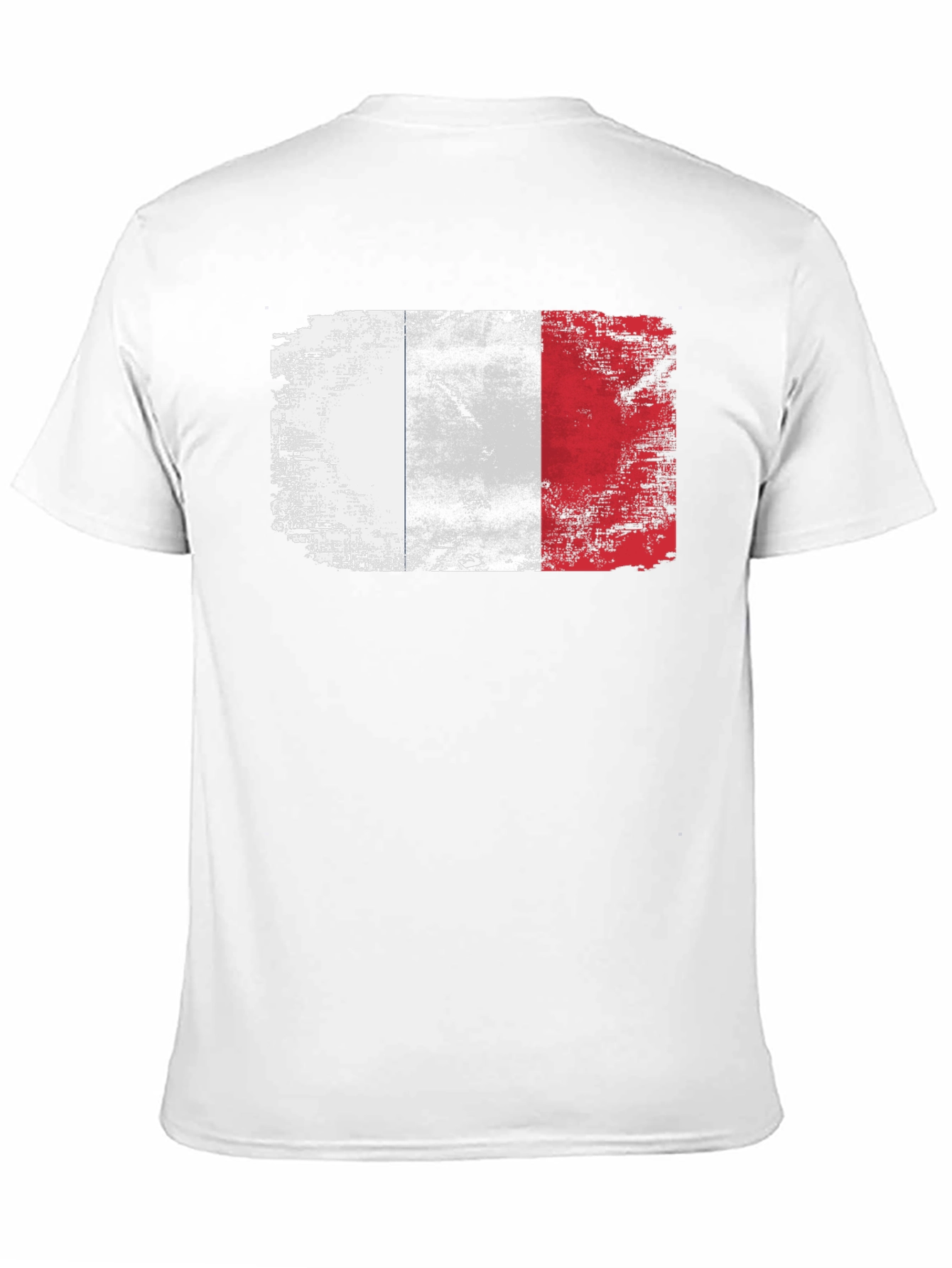 French Flag Distressed T-Shirt
