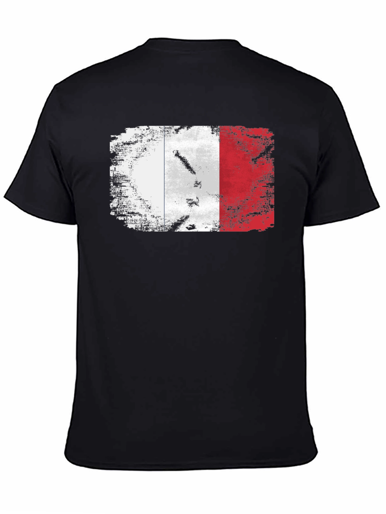 French Flag Distressed T-Shirt