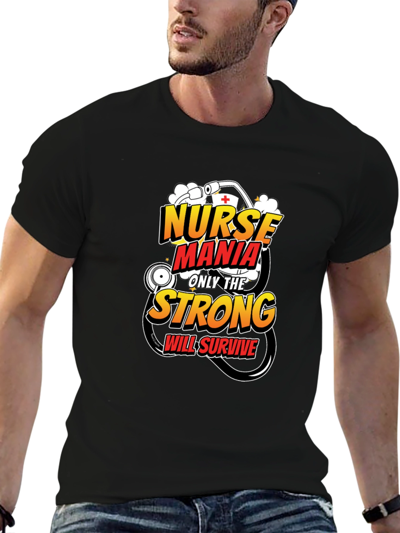 Nurse Mania Strong Will Survive T-Shirt