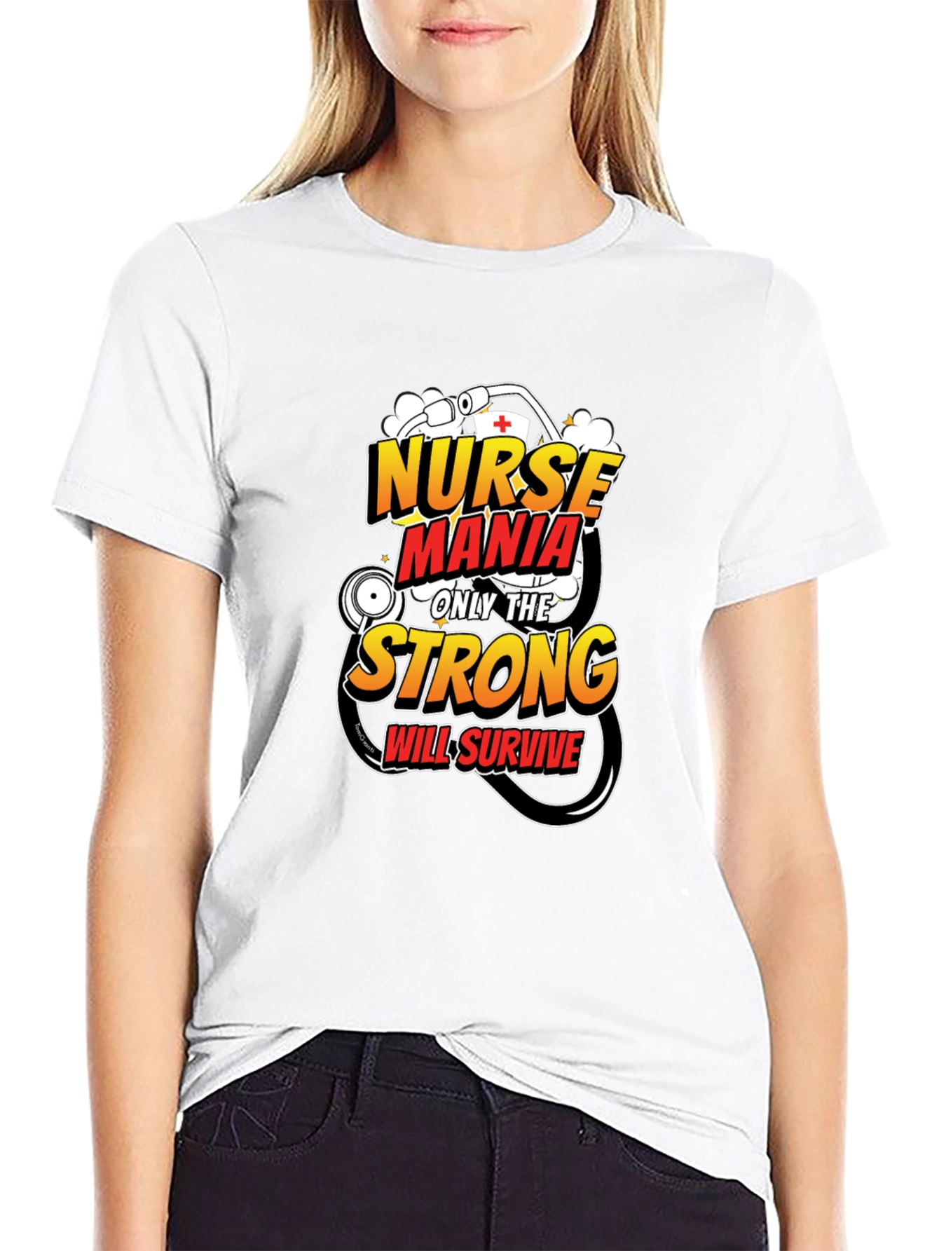 Nurse Mania Strong Will Survive T-Shirt