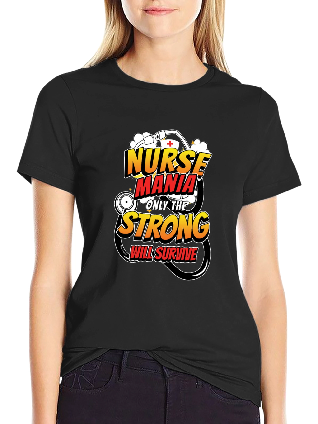 Nurse Mania Strong Will Survive T-Shirt