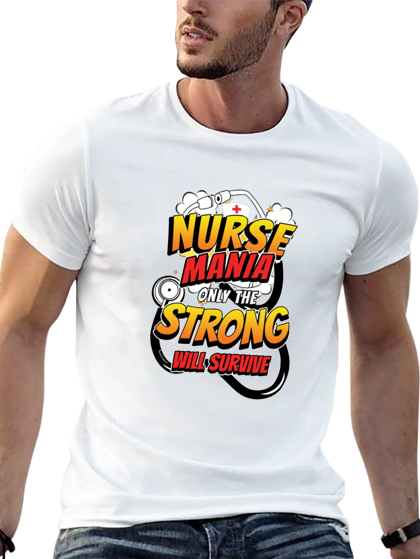 Nurse Mania Strong Will Survive T-Shirt