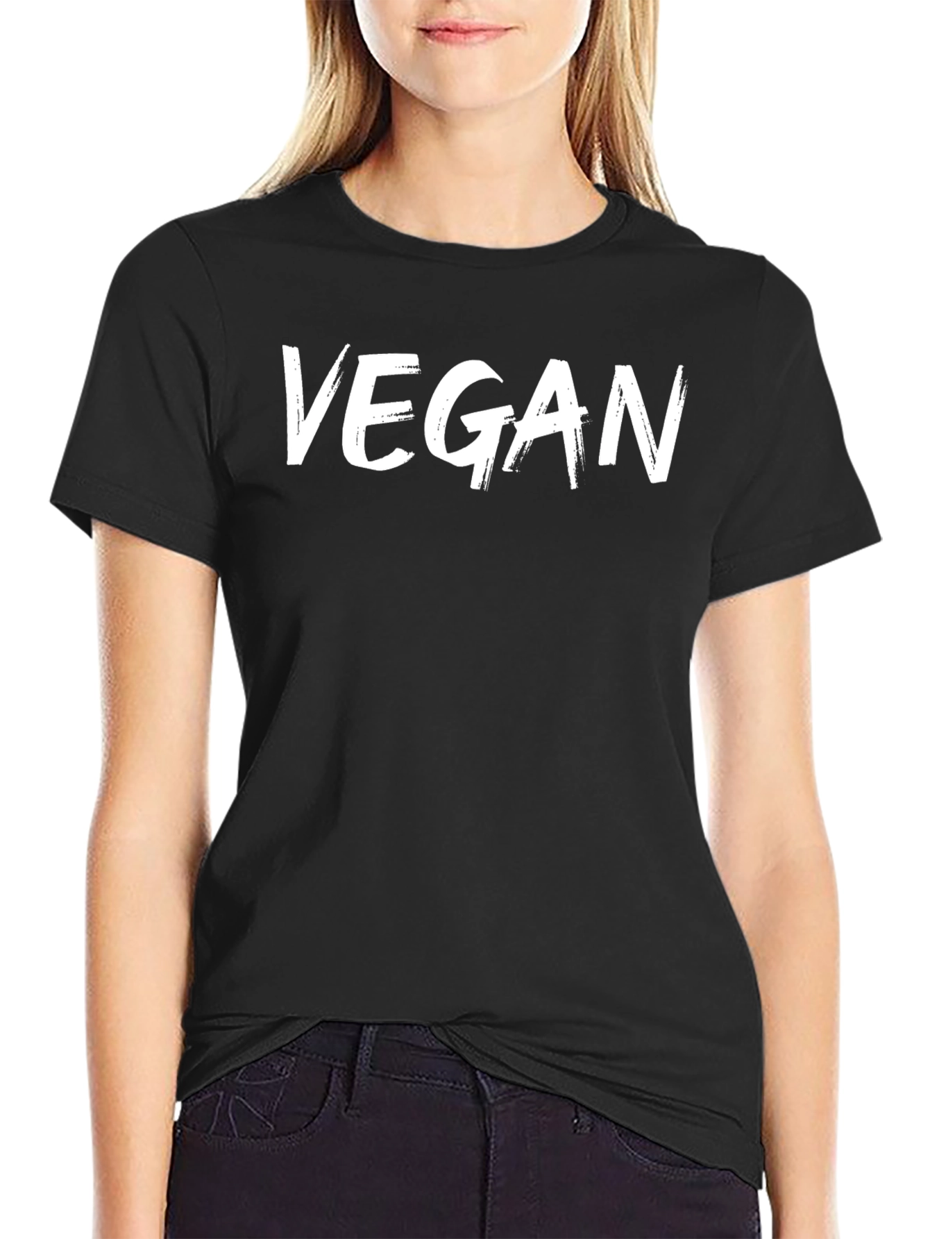 Vegan T-Shirt - Brush Font