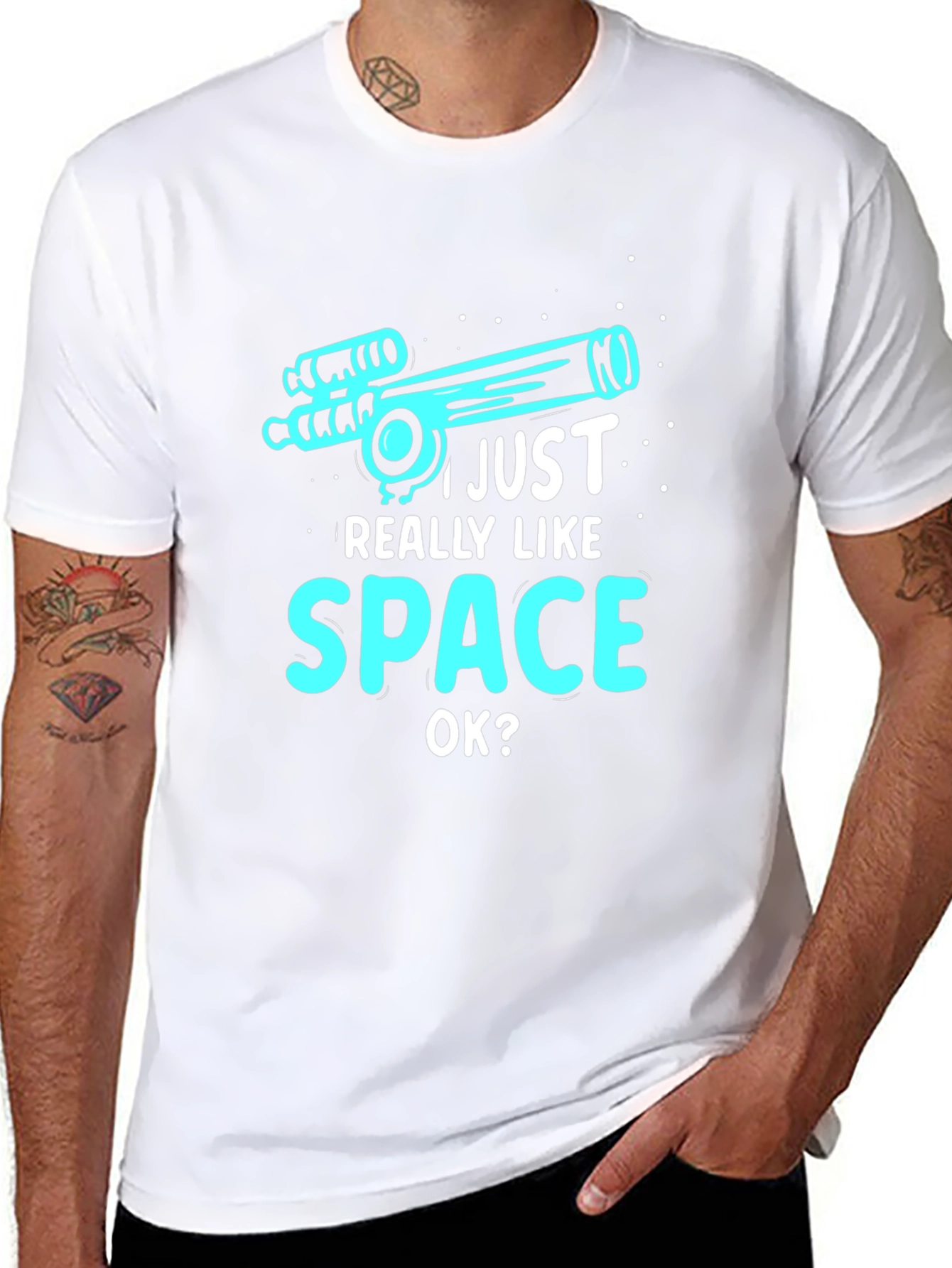 I Just Really Like Space OK? Graphic T-Shirt
