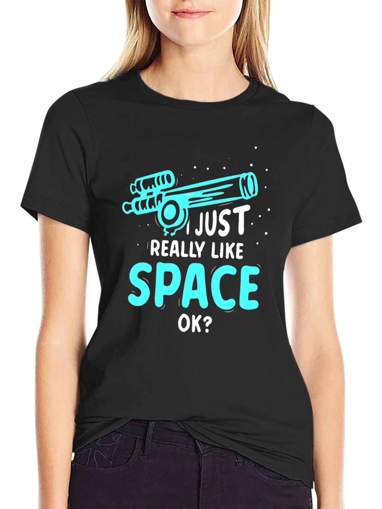 I Just Really Like Space OK? Graphic T-Shirt