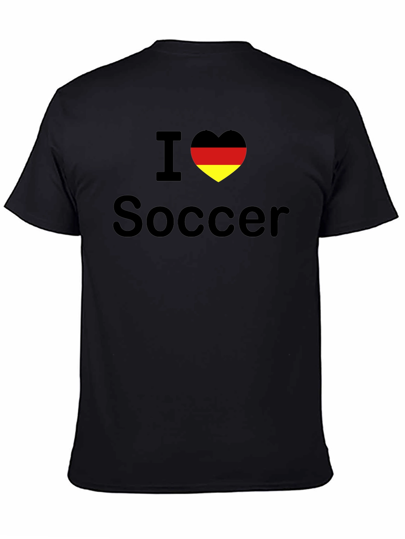 I Love Soccer Germany Flag Heart T-Shirt
