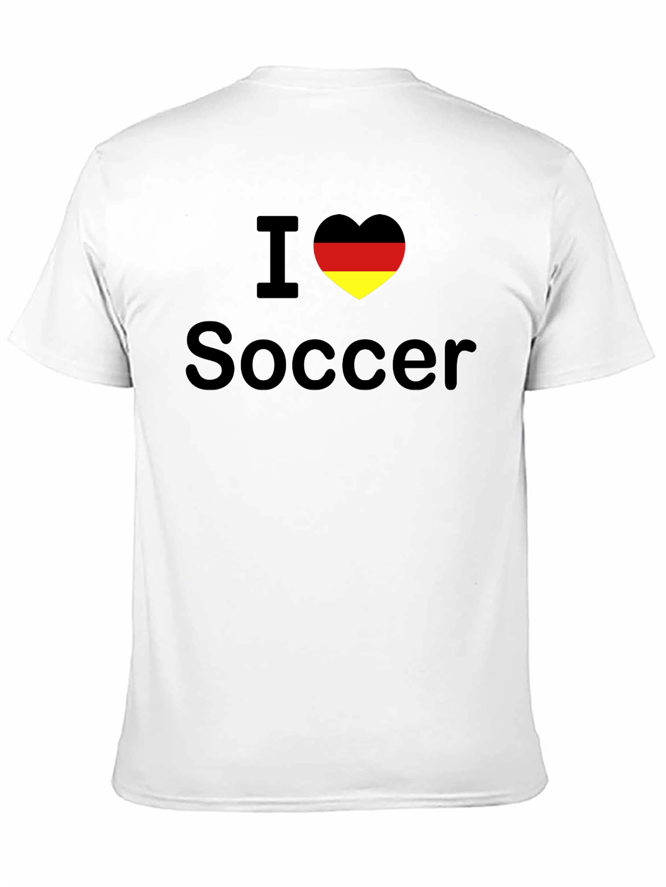 I Love Soccer Germany Flag Heart T-Shirt