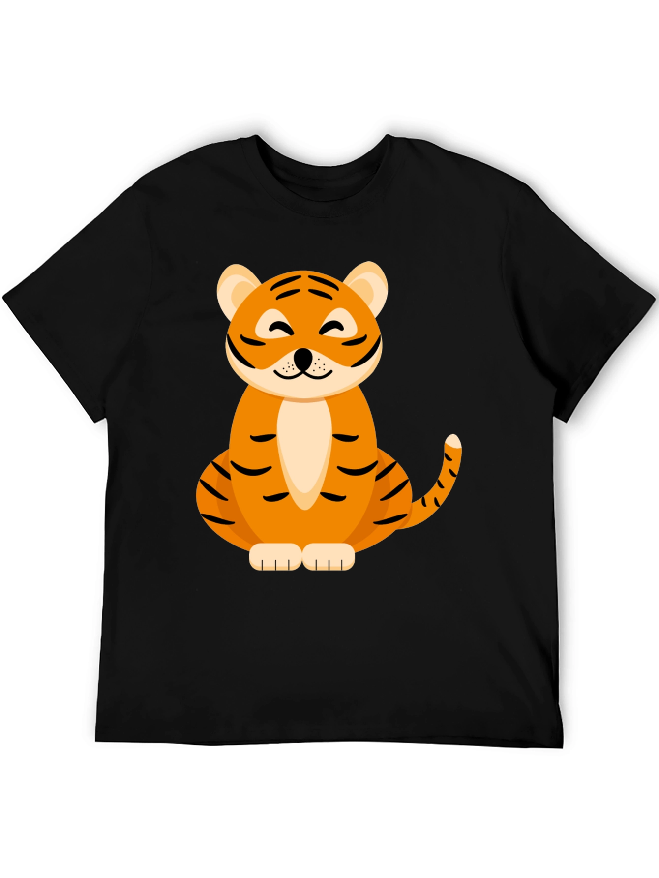 Cute Tiger Graphic Tee - Soft Cotton Blend