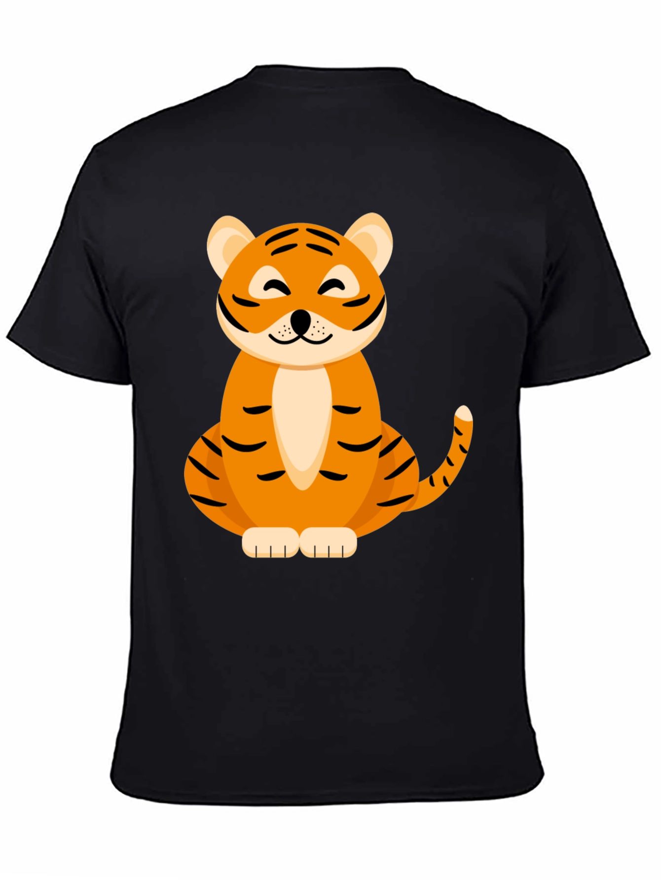 Cute Tiger Graphic Tee - Soft Cotton Blend