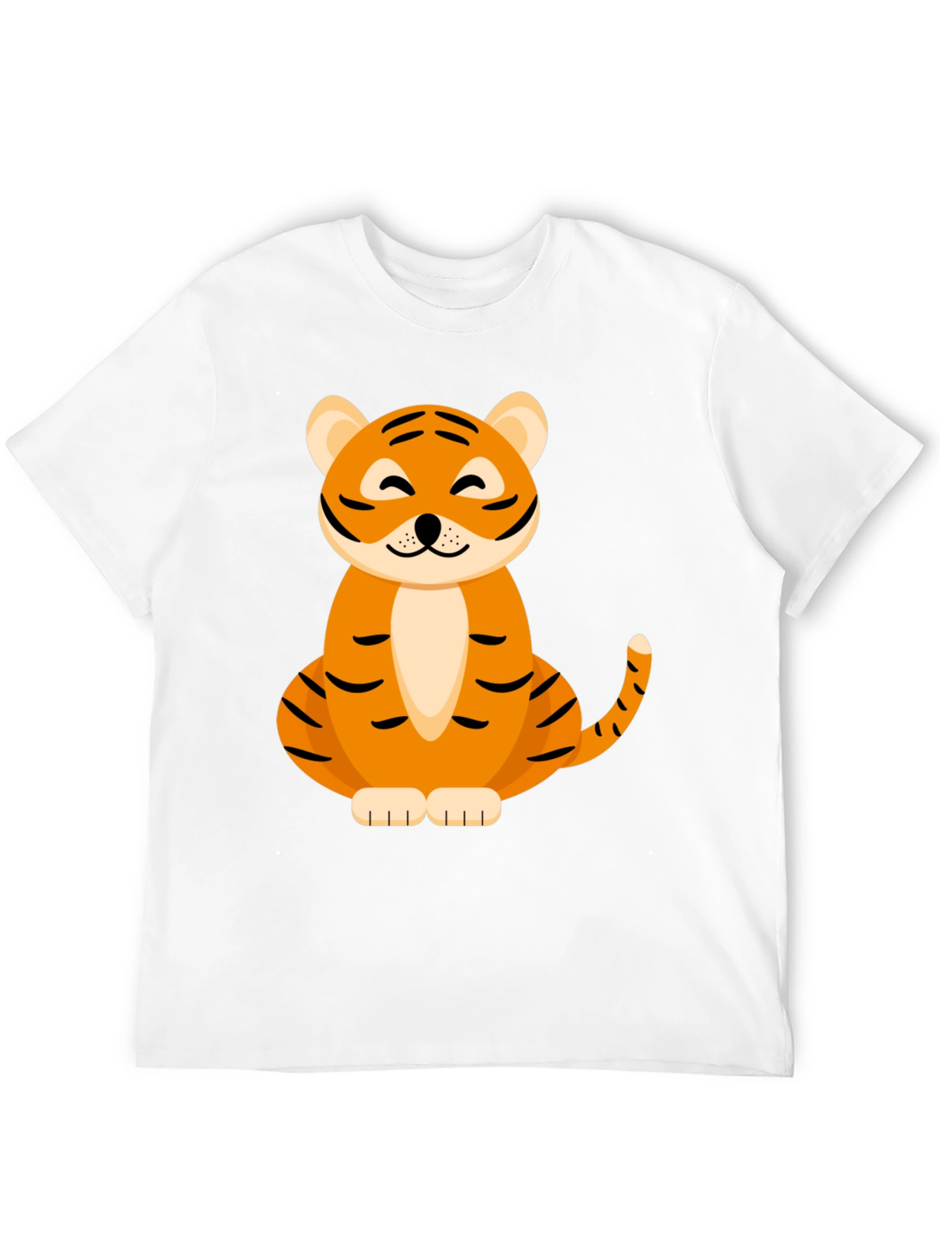 Cute Tiger Graphic Tee - Soft Cotton Blend