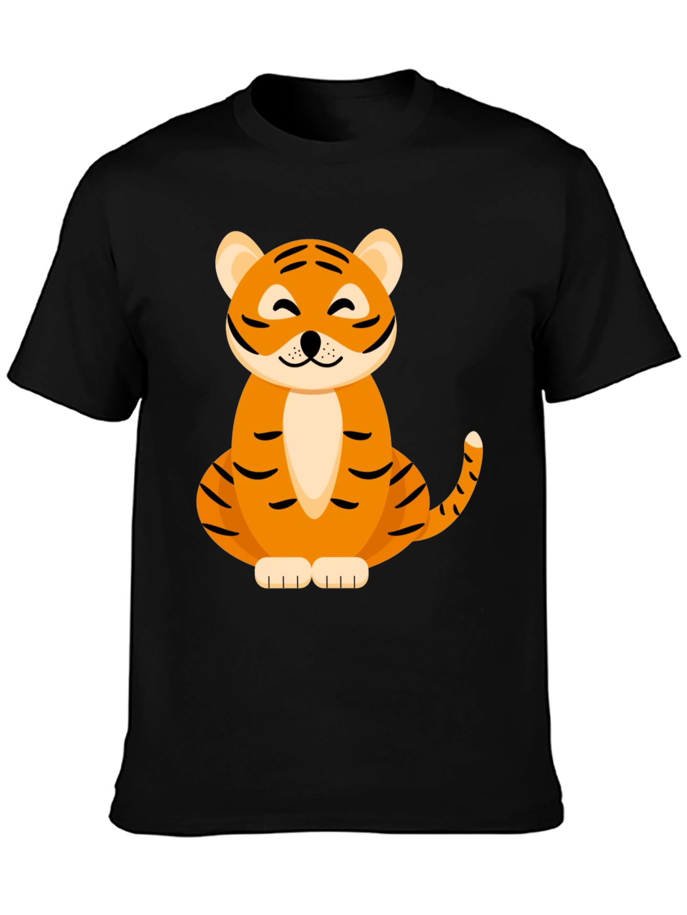 Cute Tiger Graphic Tee - Soft Cotton Blend