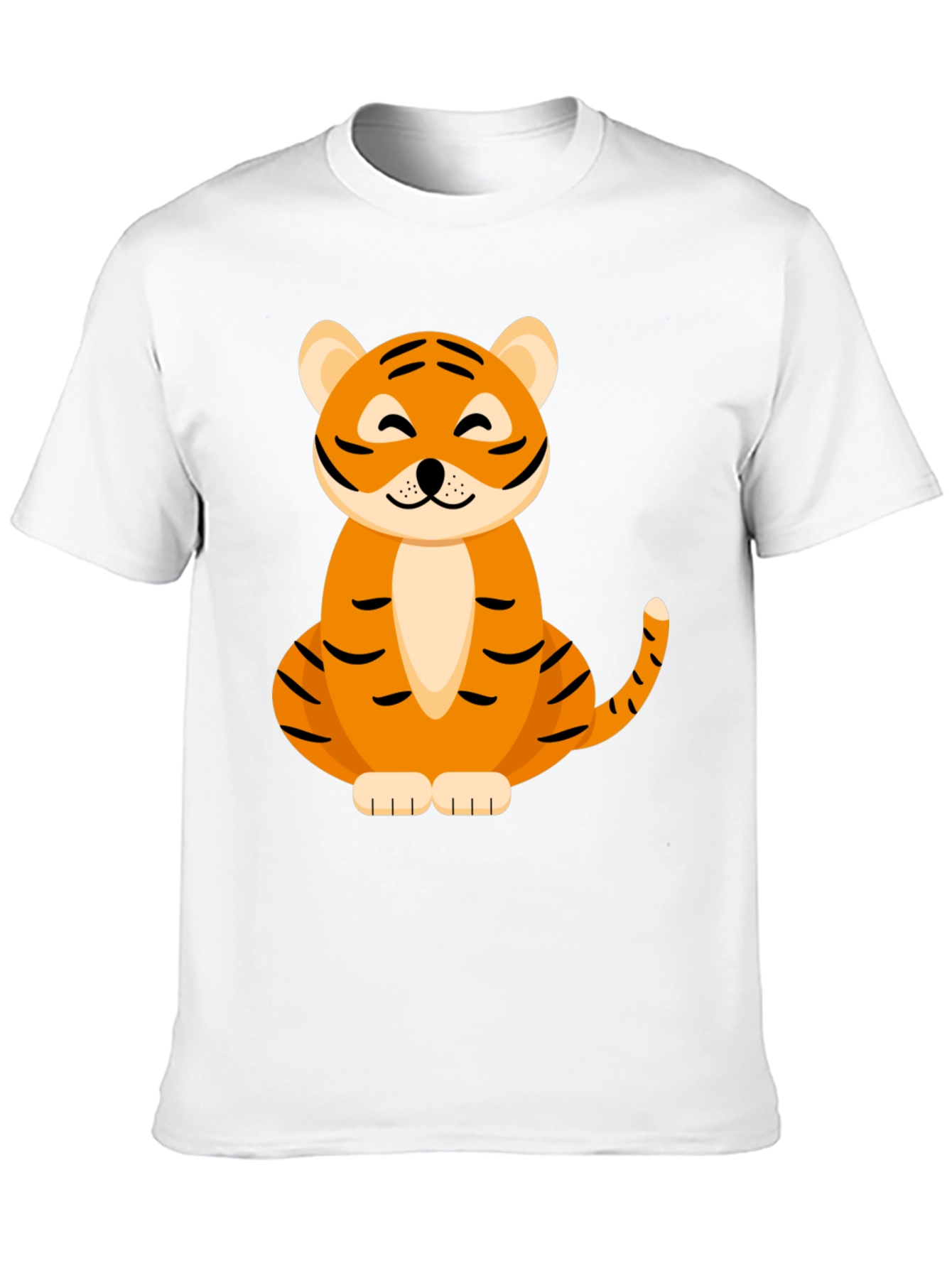 Cute Tiger Graphic Tee - Soft Cotton Blend