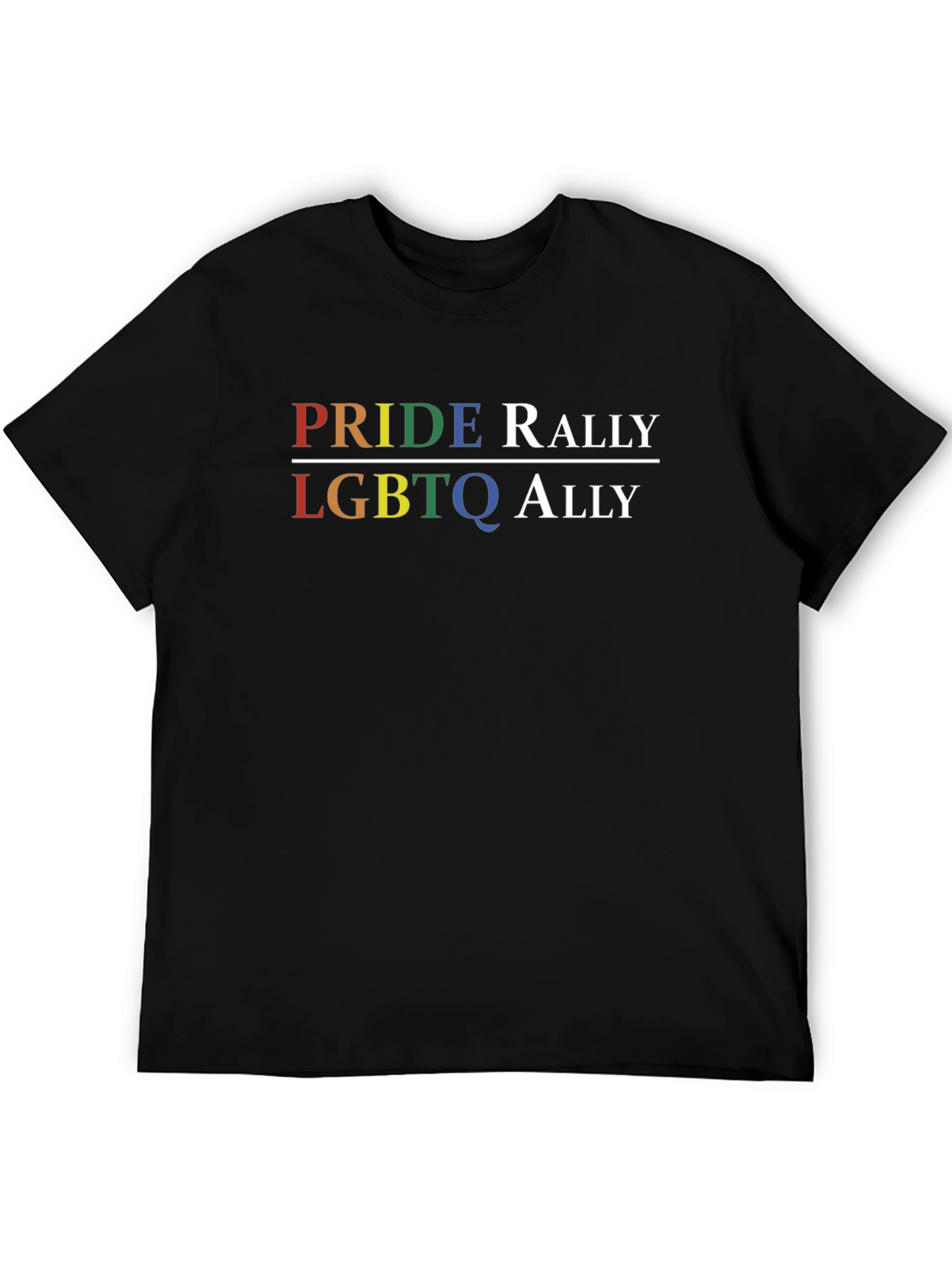 Pride Rally LGBTQ Ally Graphic Tee