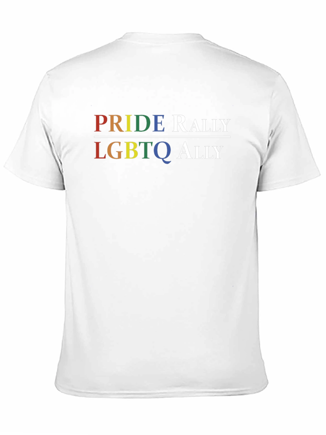 Pride Rally LGBTQ Ally Graphic Tee