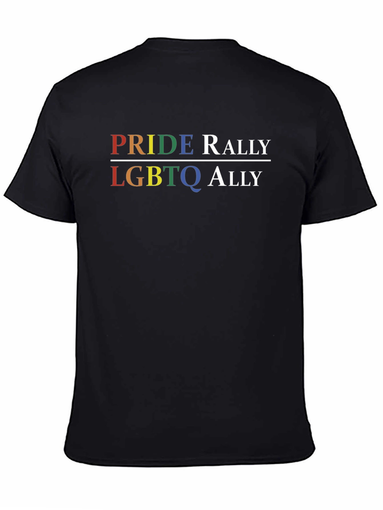 Pride Rally LGBTQ Ally Graphic Tee