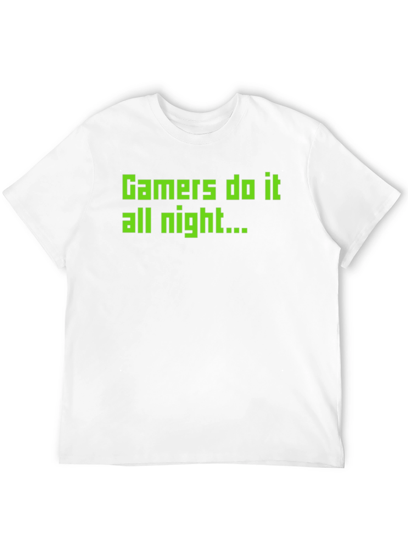 Gamers Do It All Night - Black T-Shirt