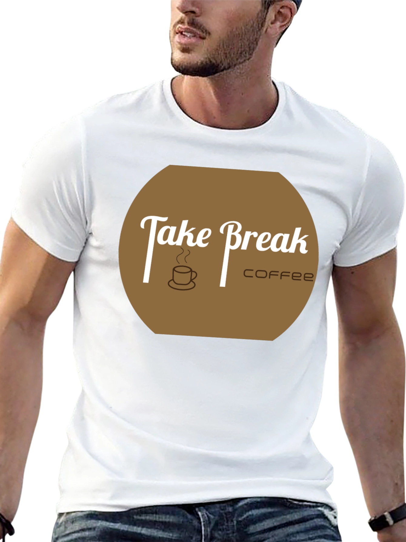 Take a Break Coffee T-Shirt - Relax & Enjoy!