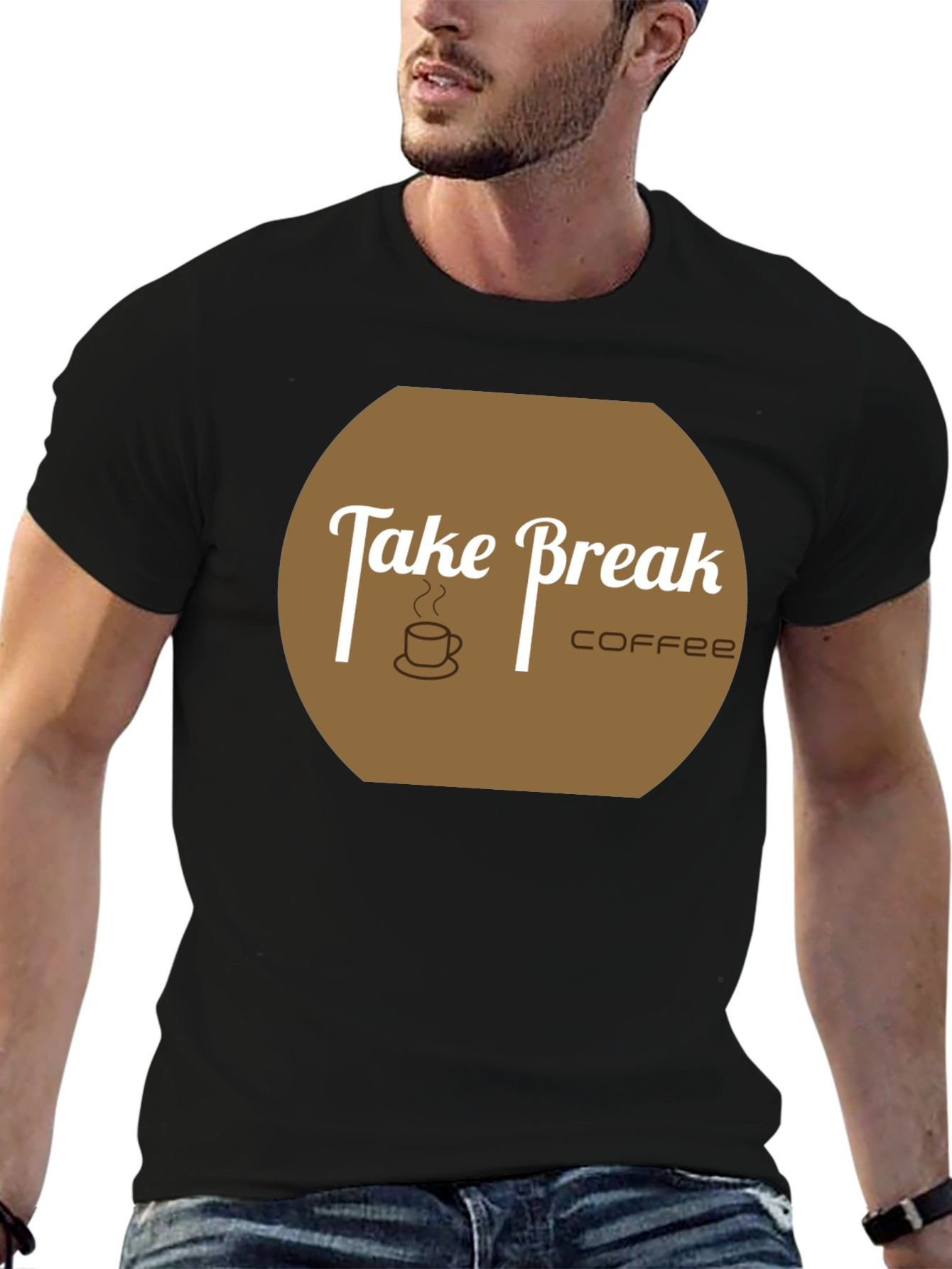 Take a Break Coffee T-Shirt - Relax & Enjoy!