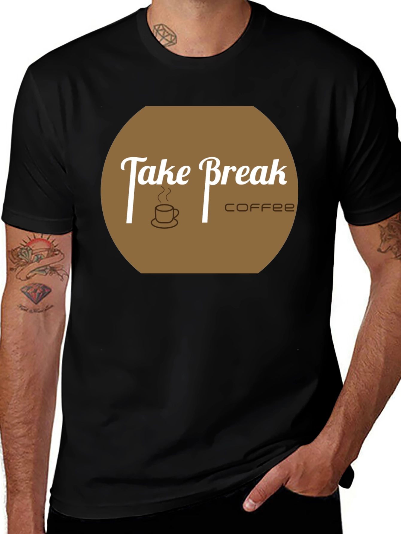 Take a Break Coffee T-Shirt - Relax & Enjoy!