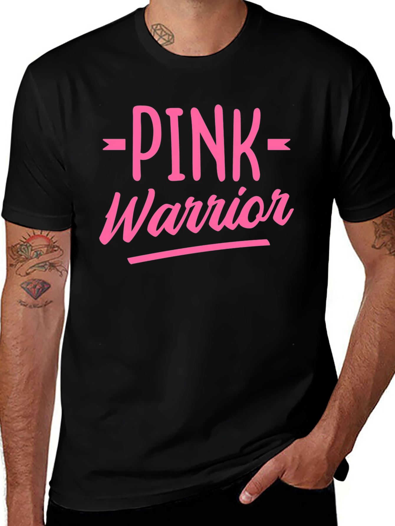 Pink Warrior T-Shirt - Breast Cancer Awareness