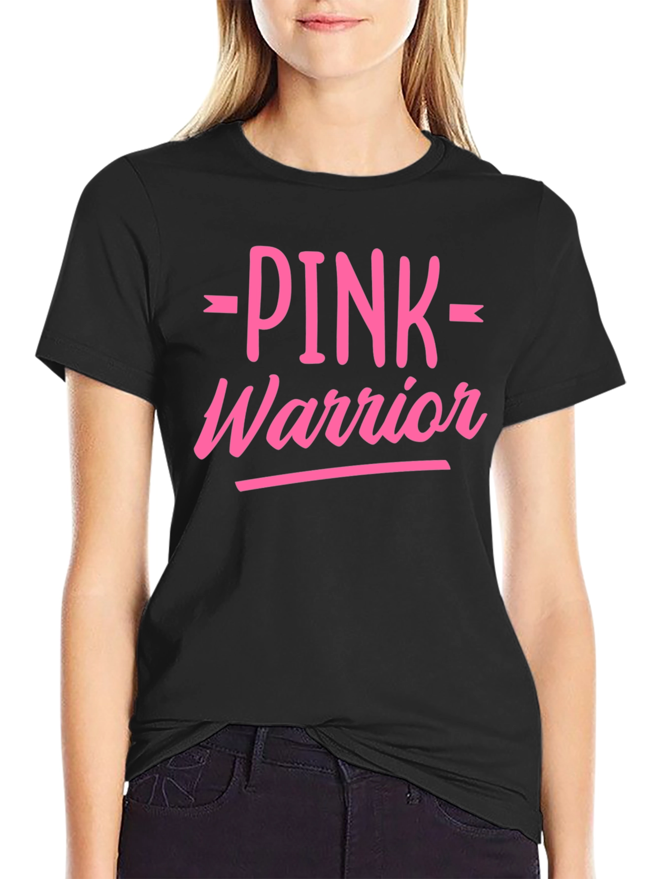 Pink Warrior T-Shirt - Breast Cancer Awareness