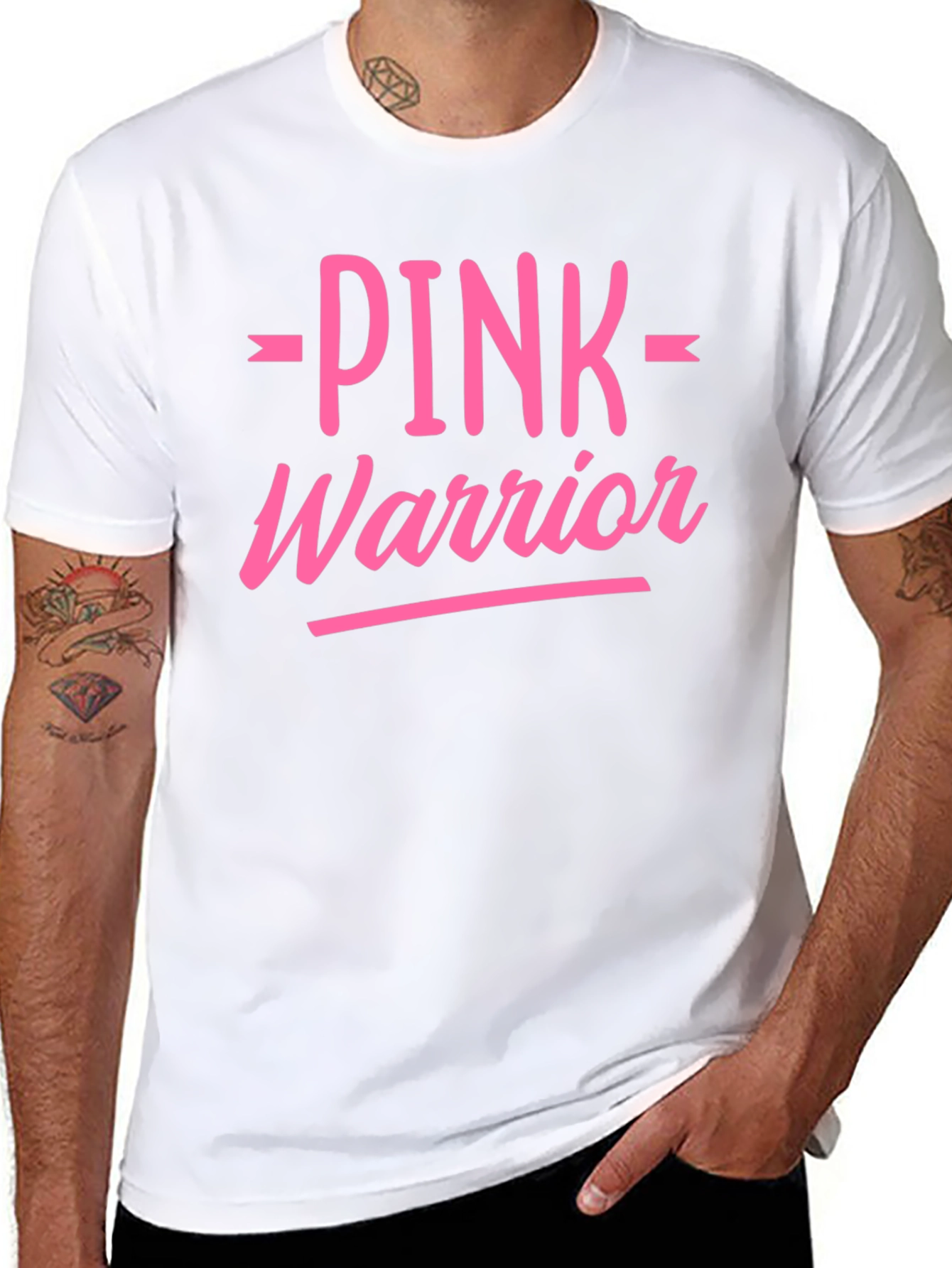Pink Warrior T-Shirt - Breast Cancer Awareness