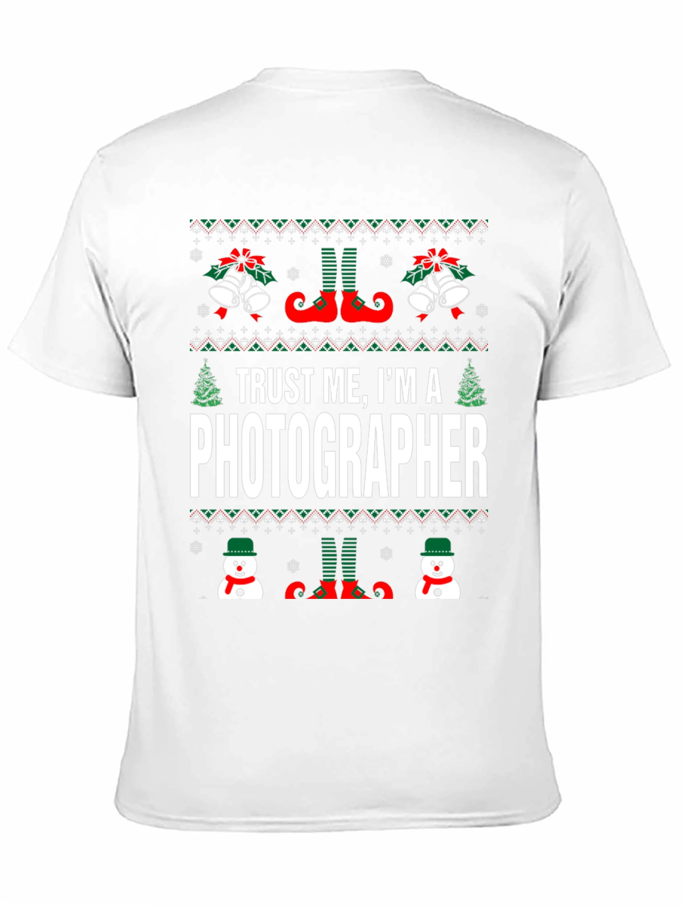 Trust Me Im A Photographer Ugly Christmas T-Shirt