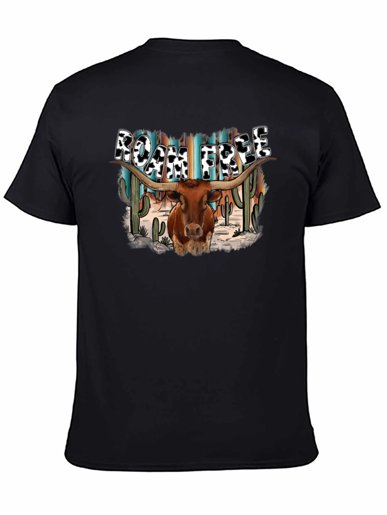 Roam Free Longhorn Graphic Tee